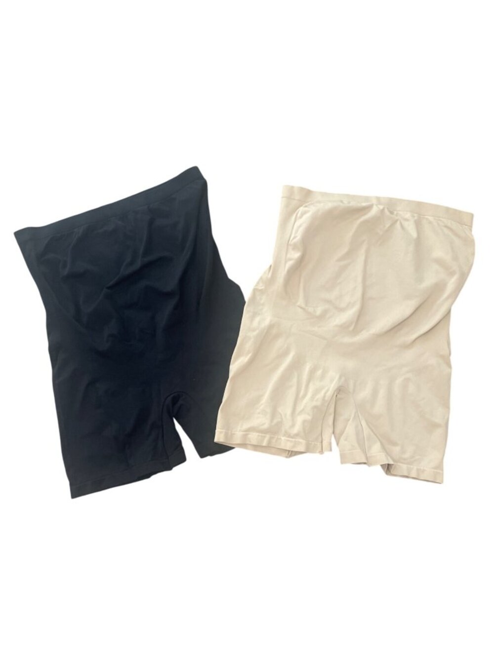 Belly Bandit Basics Maternity Support Shorts 2-Pack Black & Nude M